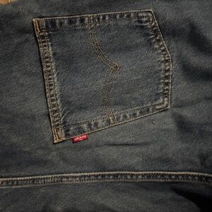 Levi’s short denim overalls